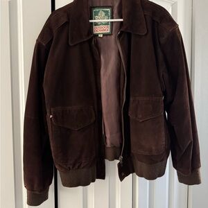 Vintage Suede Brown Jacket